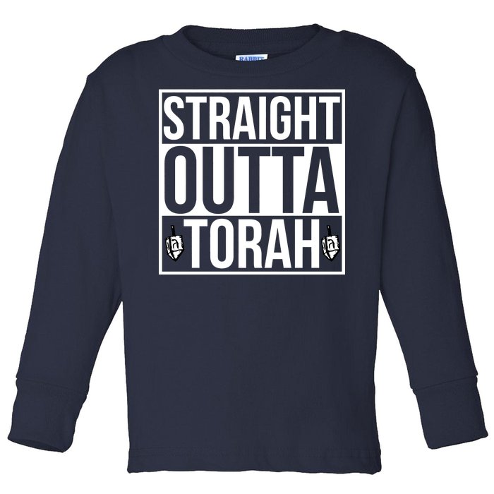 Straight Outta Torah Toddler Long Sleeve Shirt