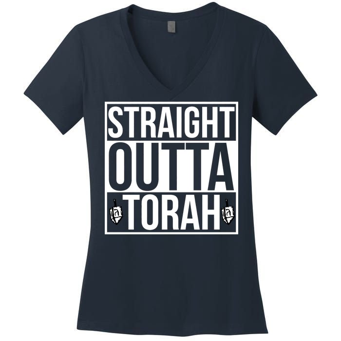 Straight Outta Torah Women's V-Neck T-Shirt