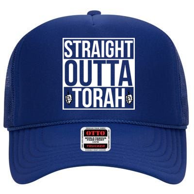 Straight Outta Torah High Crown Mesh Back Trucker Hat