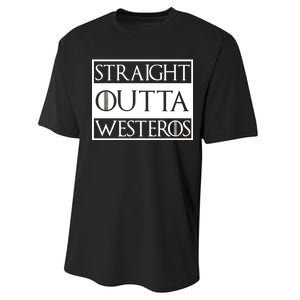 Straight Outta Westeros Performance Sprint T-Shirt