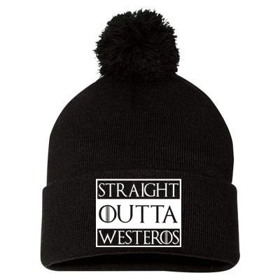 Straight Outta Westeros Pom Pom 12in Knit Beanie