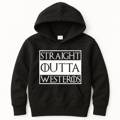 Straight Outta Westeros Kids Hoodie