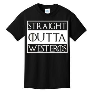 Straight Outta Westeros Kids T-Shirt