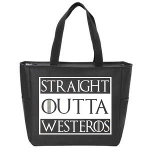 Straight Outta Westeros Zip Tote Bag