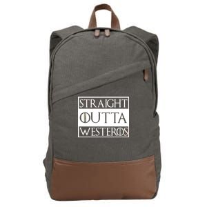 Straight Outta Westeros Cotton Canvas Backpack