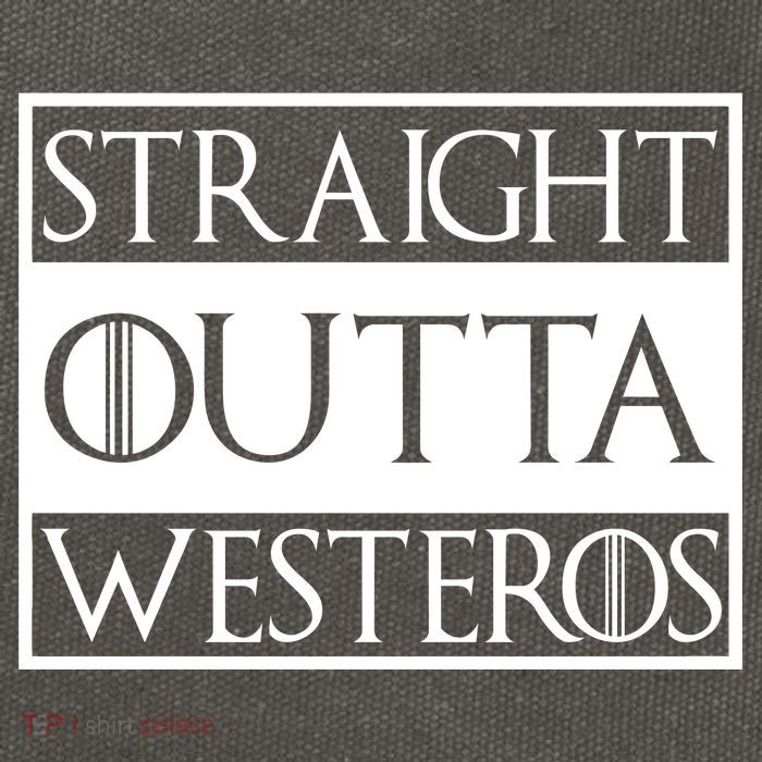Straight Outta Westeros Cotton Canvas Backpack