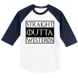 Straight Outta Westeros Baseball Sleeve Shirt