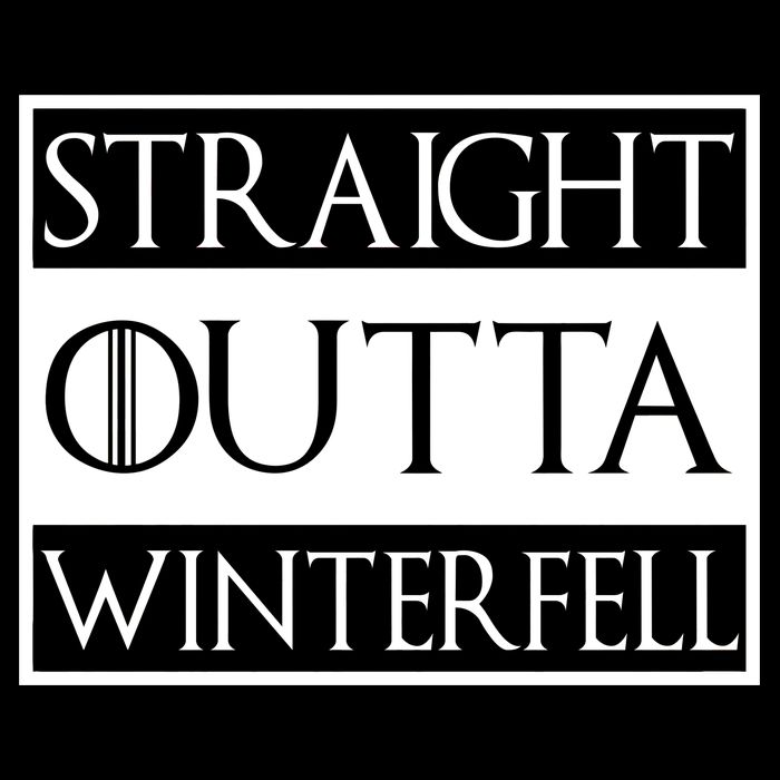 Straight Outta Winterfell Cooling Performance Crew T-Shirt