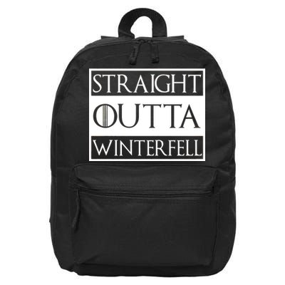 Straight Outta Winterfell 16 in Basic Backpack