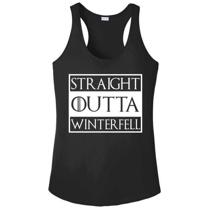 Straight Outta Winterfell Ladies PosiCharge Competitor Racerback Tank