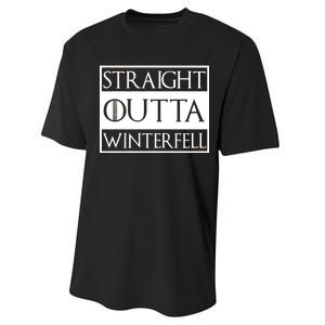 Straight Outta Winterfell Performance Sprint T-Shirt