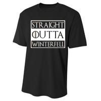 Straight Outta Winterfell Performance Sprint T-Shirt