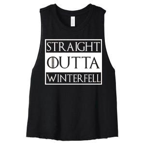 Straight Outta Winterfell Women's Racerback Cropped Tank