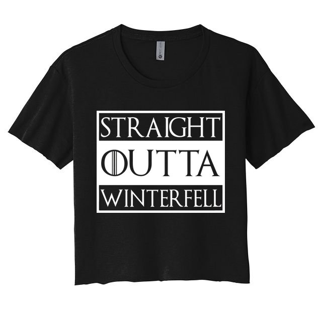 Straight Outta Winterfell Crop Top