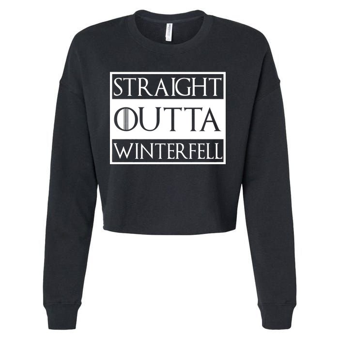 Straight Outta Winterfell Cropped Pullover Crew