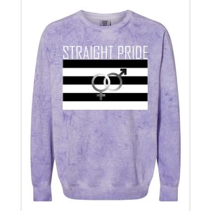 Straight Pride Colorblast Crewneck Sweatshirt