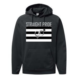 Straight Pride Performance Fleece Hoodie