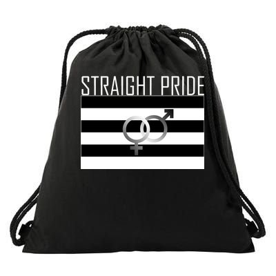 Straight Pride Drawstring Bag