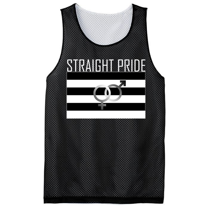 Straight Pride Mesh Reversible Basketball Jersey Tank