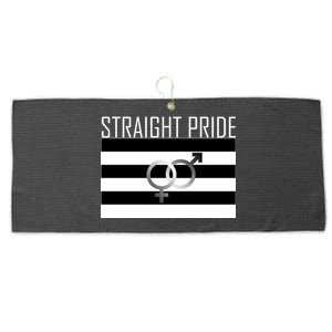 Straight Pride Large Microfiber Waffle Golf Towel