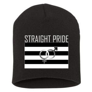 Straight Pride Short Acrylic Beanie