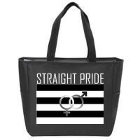 Straight Pride Zip Tote Bag