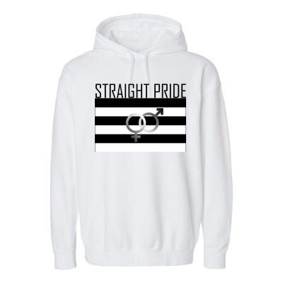 Straight Pride Garment-Dyed Fleece Hoodie