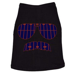 Strange Cargo Football Ditka Glasses And Stache Doggie Tank