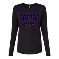 Strange Cargo Football Ditka Glasses And Stache Womens Cotton Relaxed Long Sleeve T-Shirt