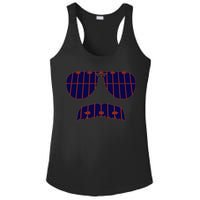 Strange Cargo Football Ditka Glasses And Stache Ladies PosiCharge Competitor Racerback Tank