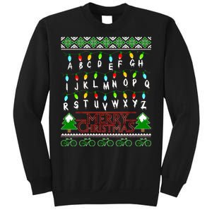 Strange Christmas Lights Alphabet Ugly Christmas Sweater Design Sweatshirt