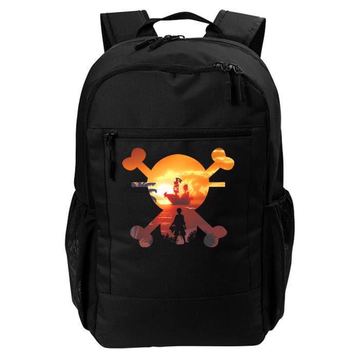 Straw Hat Prate Crew Crossbones Daily Commute Backpack