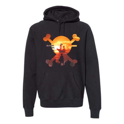 Straw Hat Prate Crew Crossbones Premium Hoodie