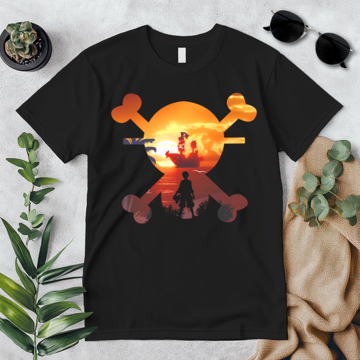 Straw Hat Prate Crew Crossbones Premium T-Shirt