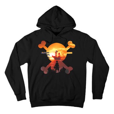 Straw Hat Prate Crew Crossbones Tall Hoodie