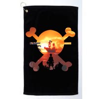 Straw Hat Prate Crew Crossbones Golf Towel