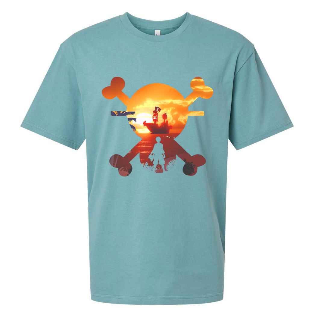 Straw Hat Prate Crew Crossbones Sueded Cloud Jersey T-Shirt
