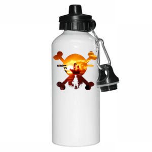 Straw Hat Prate Crew Crossbones Aluminum Water Bottle