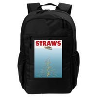 Straws Suck End Plastic Pollution Daily Commute Backpack