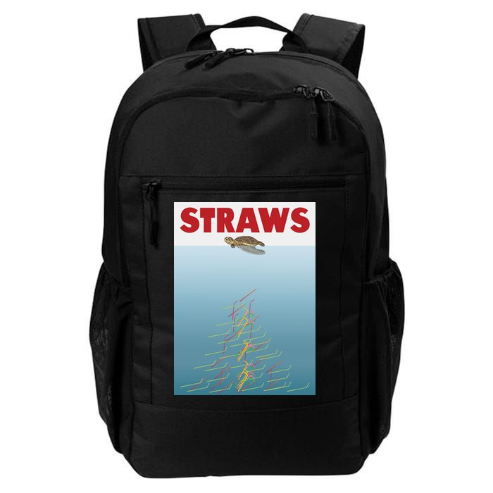 Straws Suck End Plastic Pollution Daily Commute Backpack