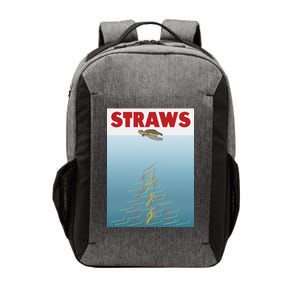 Straws Suck End Plastic Pollution Vector Backpack