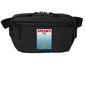 Straws Suck End Plastic Pollution Crossbody Pack