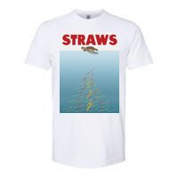 Straws Suck End Plastic Pollution Softstyle CVC T-Shirt