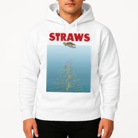 Straws Suck End Plastic Pollution Hoodie
