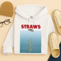 Straws Suck End Plastic Pollution Hoodie