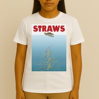 Straws Suck End Plastic Pollution T-Shirt