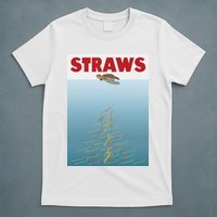 Straws Suck End Plastic Pollution T-Shirt