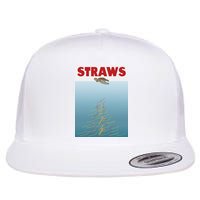 Straws Suck End Plastic Pollution Flatbill Hat