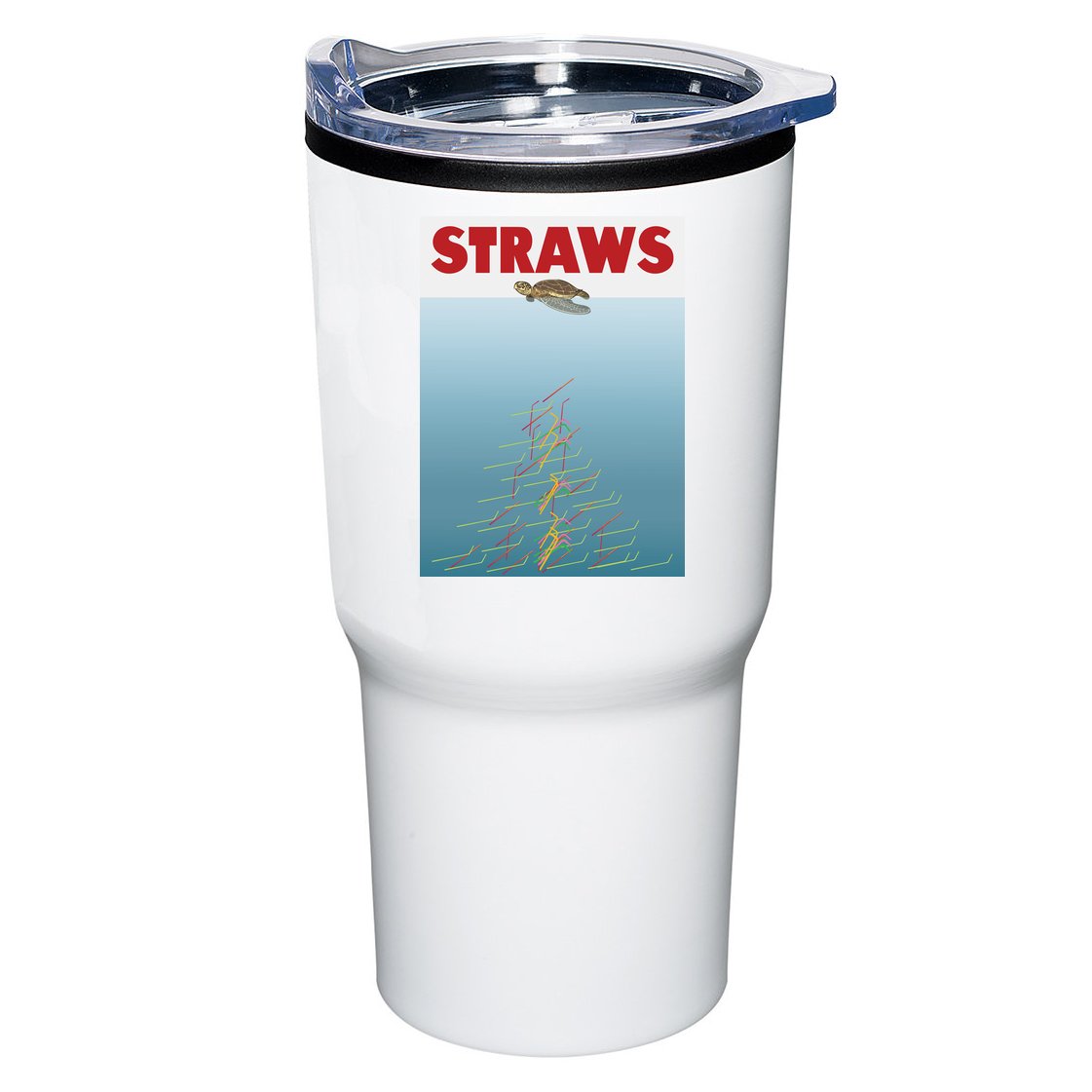 Straws Suck End Plastic Pollution Tumbler