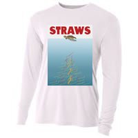 Straws Suck End Plastic Pollution Cooling Performance Long Sleeve Crew